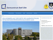 Tablet Screenshot of darmzentrum-bwkulm.de